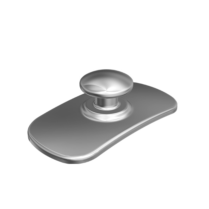 Lingual Button with Elliptical