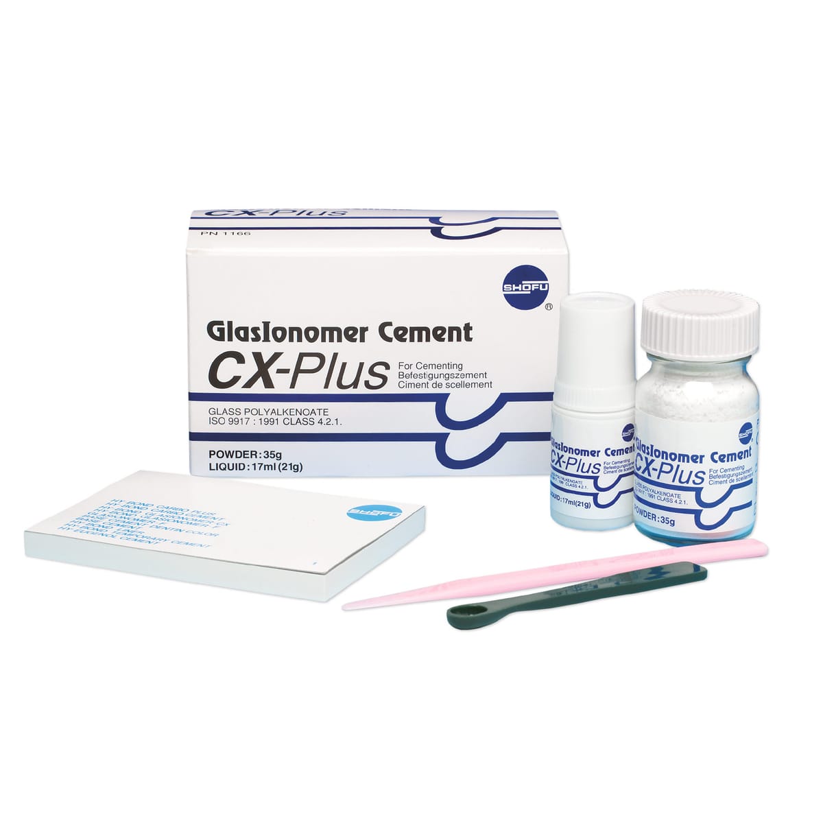 Glasionomer-Zement CX-Plus – Shofu Dental, Zemente