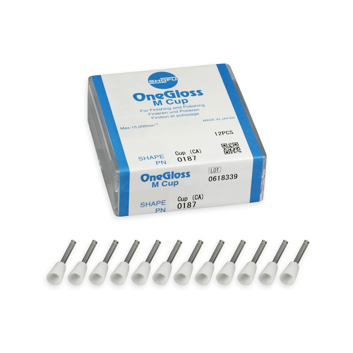 OneGloss M · OneGloss · OneGloss PS – Shofu Dental, Polishers
