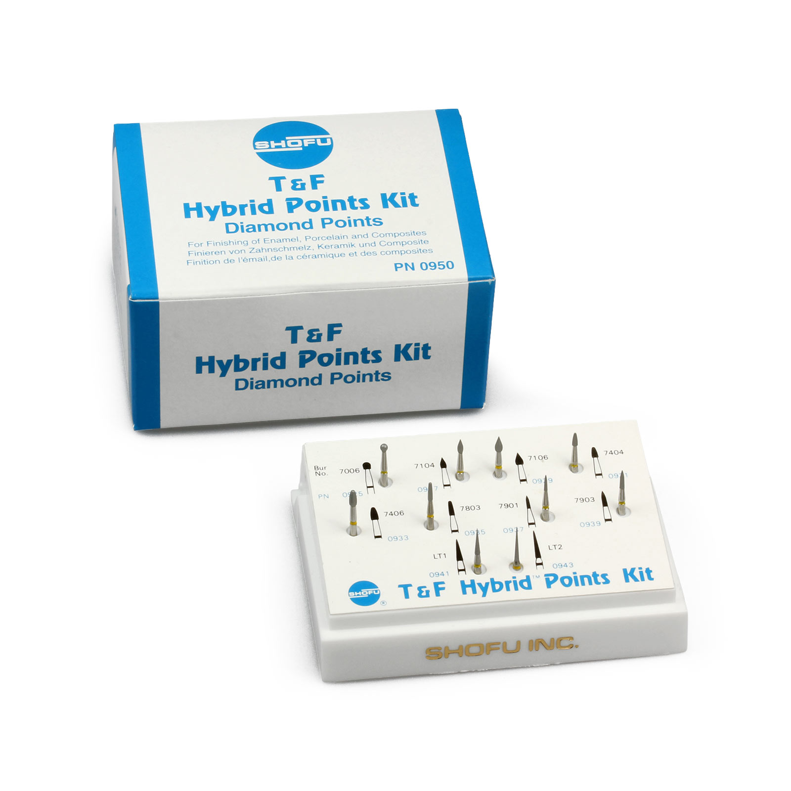 T&F Hybrid Points Kit – Shofu Dental, Polishing Points & Cups