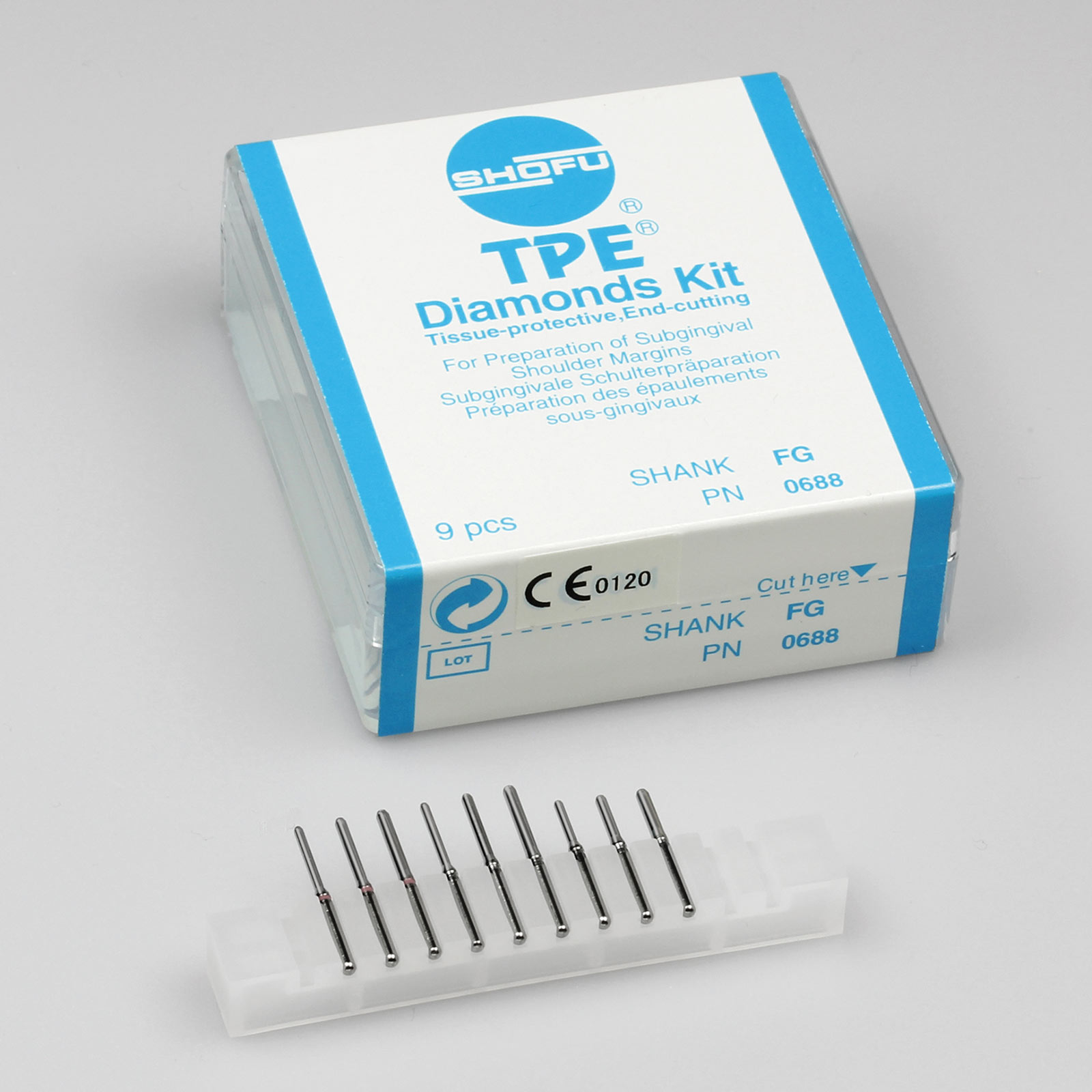 TPE Diamonds Kit – Shofu Dental, Diamond Burs