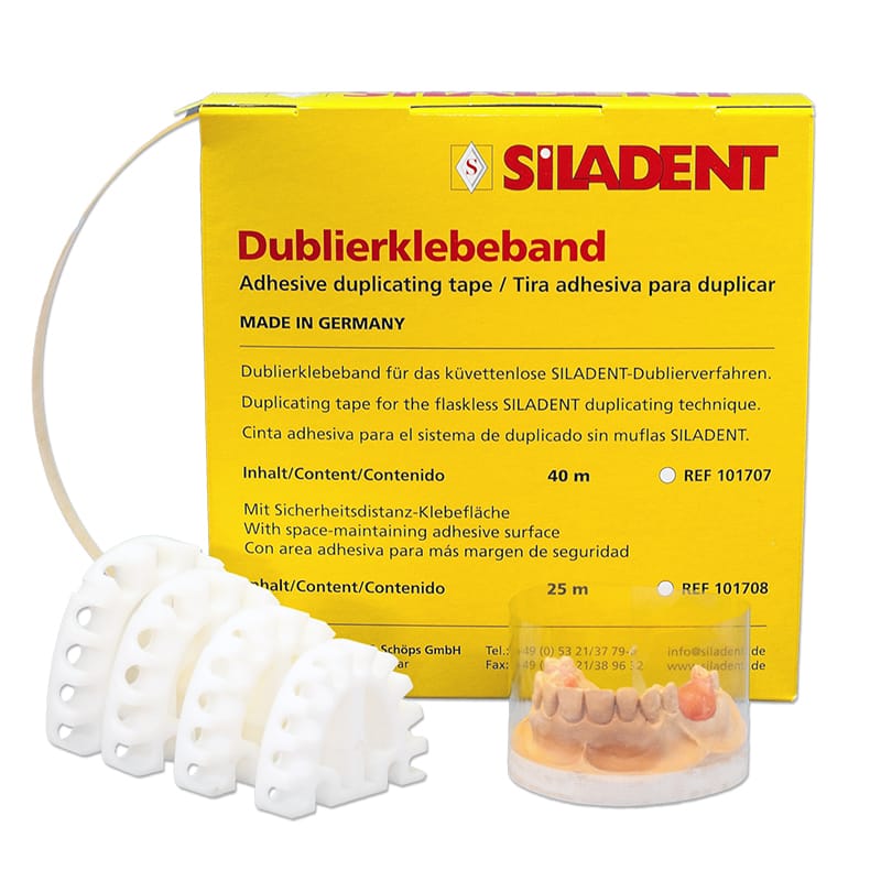 Dublierklebeband (40 m) – SILADENT Dr. Böhme & Schöps, Duplicating Materials and Duplicating Flasks