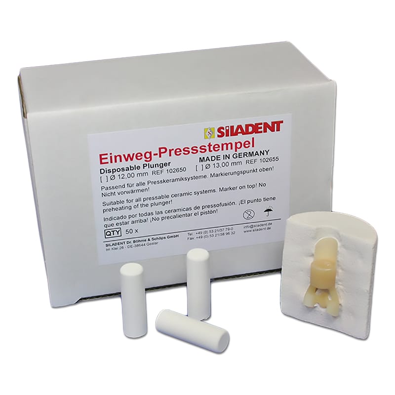 Einweg-Pressstempel – SILADENT Dr. Böhme & Schöps, Crucibles, Casting Rings and Accessories