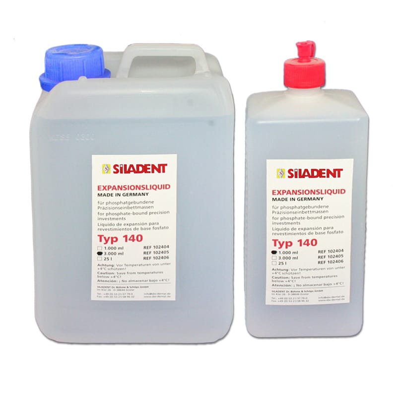 Expansionsliquid Typ 140 – SILADENT Dr. Böhme & Schöps, Other Dental Laboratory Materials