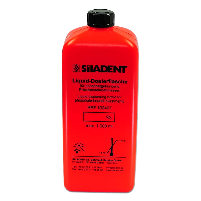 Liquid-Dosierflasche (Leerflasche) – SILADENT Dr. Böhme & Schöps, Investment Materials