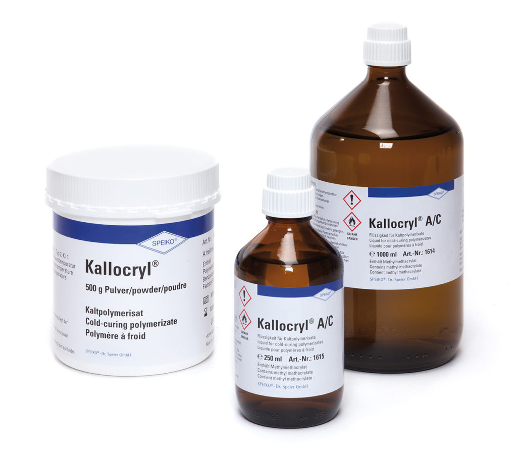 Kallocryl® – Prothesenkunststoff Kaltpolymerisat