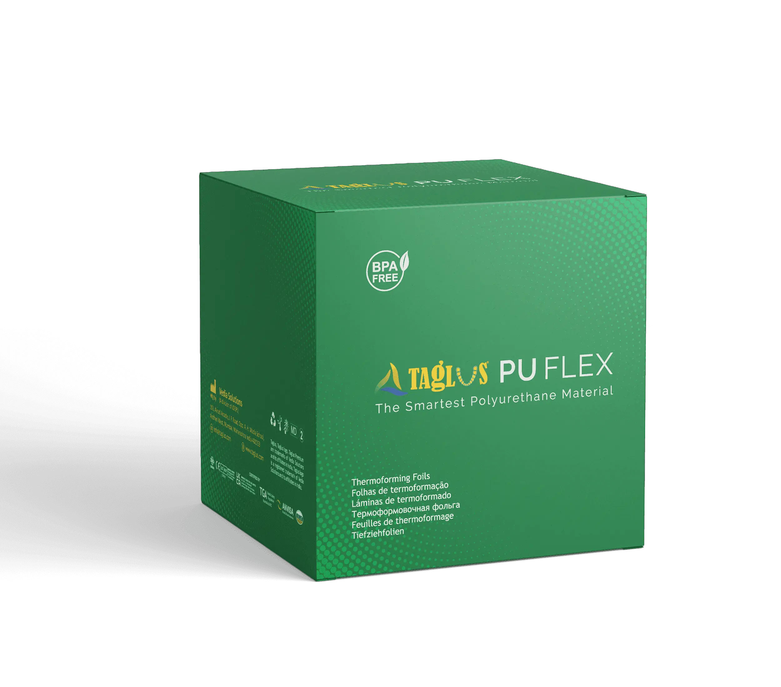 Taglus PU Flex – VEDIA SOLUTIONS, Unit of Laxmi Dental Export Pvt Ltd, Clear Aligners