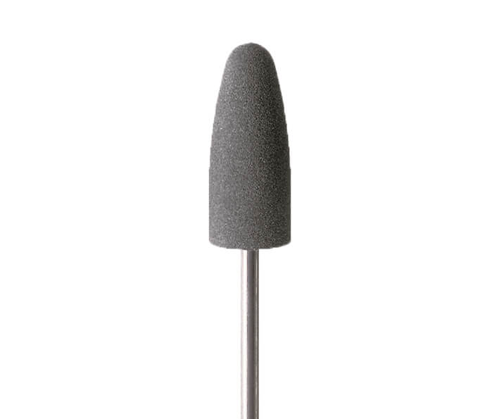 Silikonpolierer, Granate, mittel (grau) – TeleDenta GmbH, Polishing Wheels & Discs