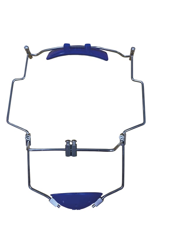 Gesichtsmaske Typ 1, verstellbar, blau