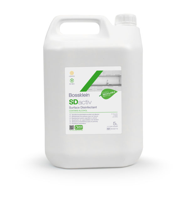 SDactiv Flächendesinfektionsspray 5L UN-zugelassene Flasche Zitrone