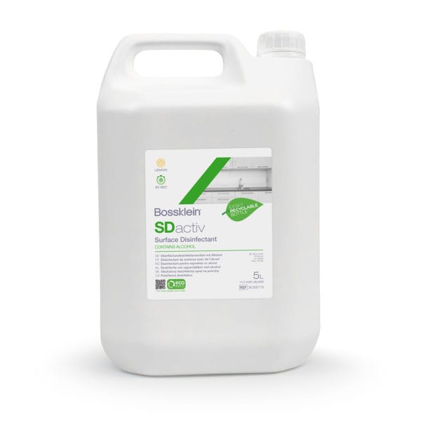 SDactiv Flächendesinfektionsspray 5L UN-zugelassene Flasche Zitrone – Topdental Products Ltd., Flächendesinfektion