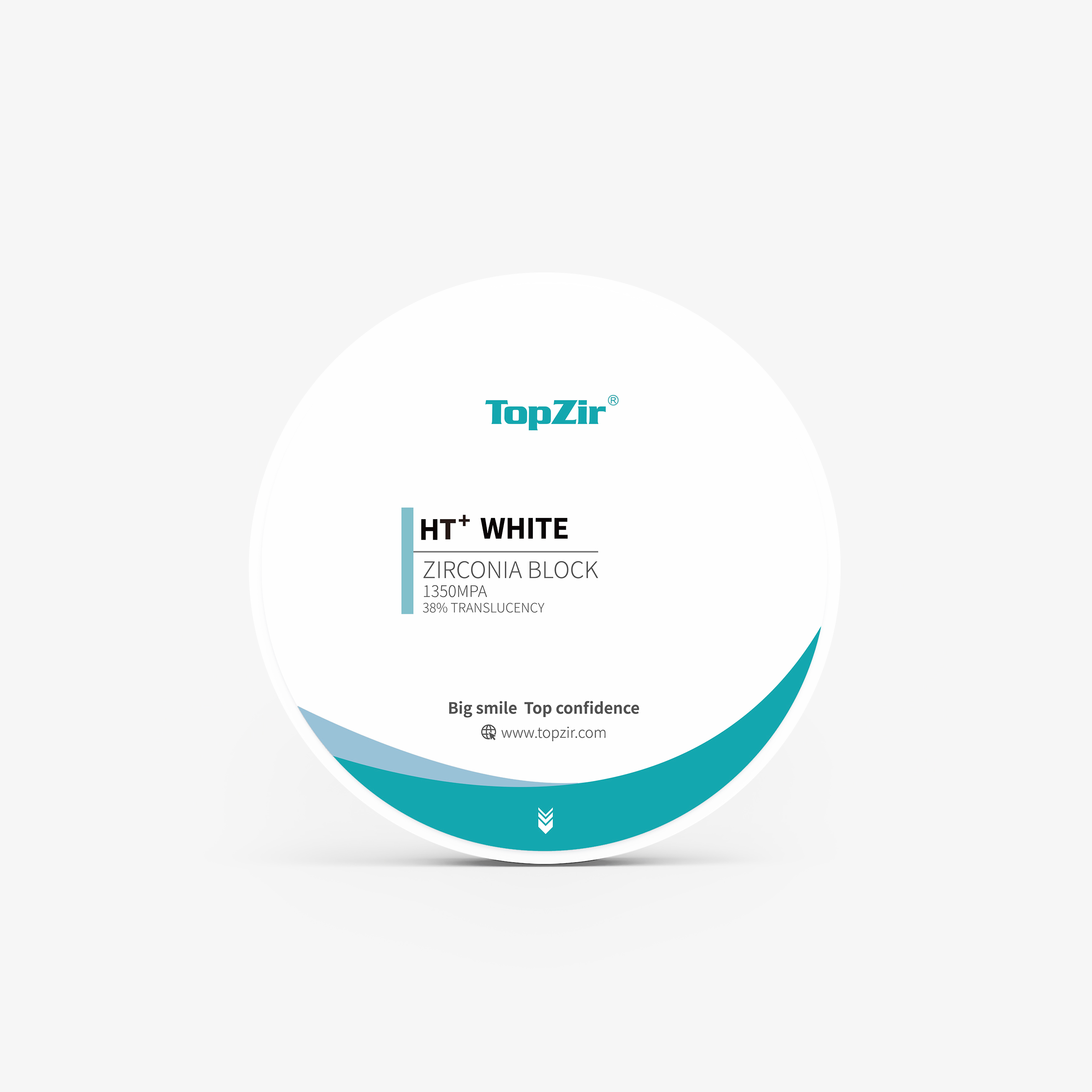 HT plus white dental zirconia block