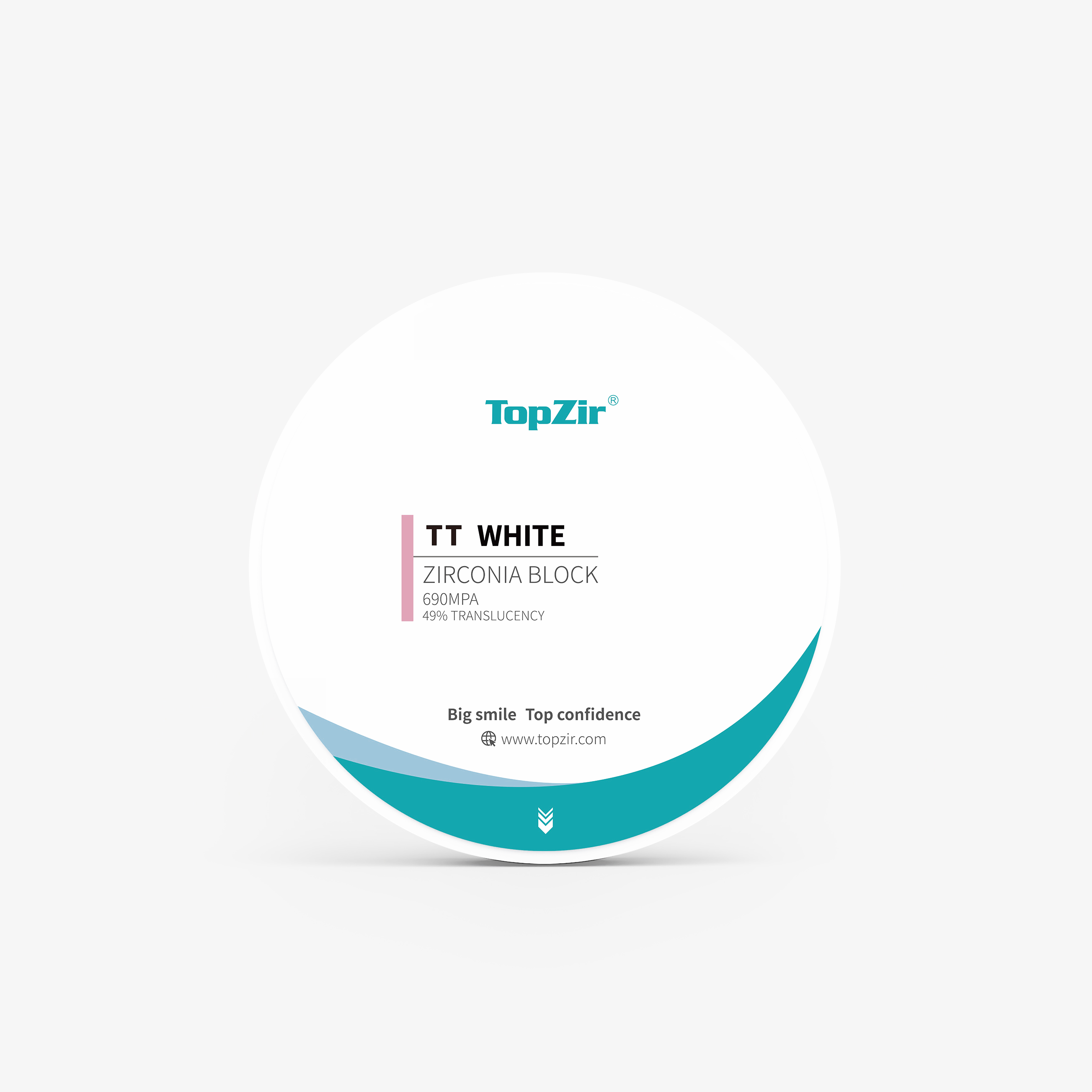 TT white dental zirconia block – Topzir Biotech Co.,Ltd, Milling Blocks & Blanks