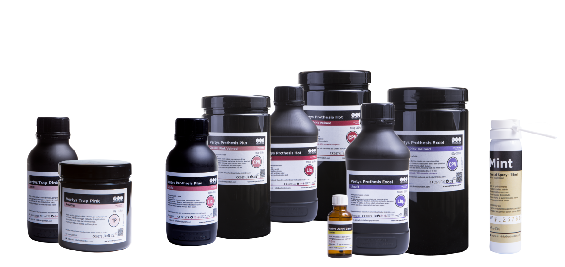 Resine acriliche di alta qualità - Vertysystem