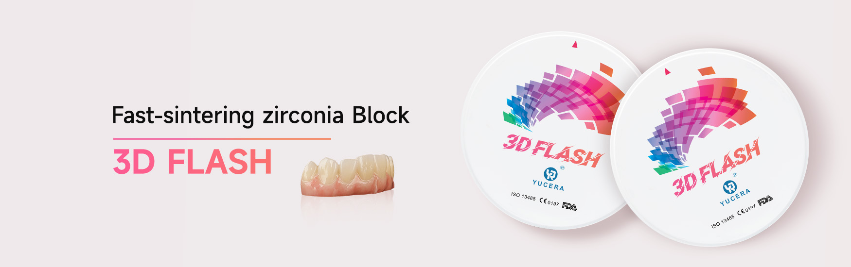 Zirconia blocks CAD/CAM Multilayer Disc – Yucera Shenzhen Yurucheng Dental Materials Co., Ltd., Milling Discs & Pucks
