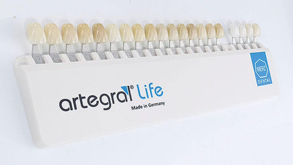 artegral life Shade Guide