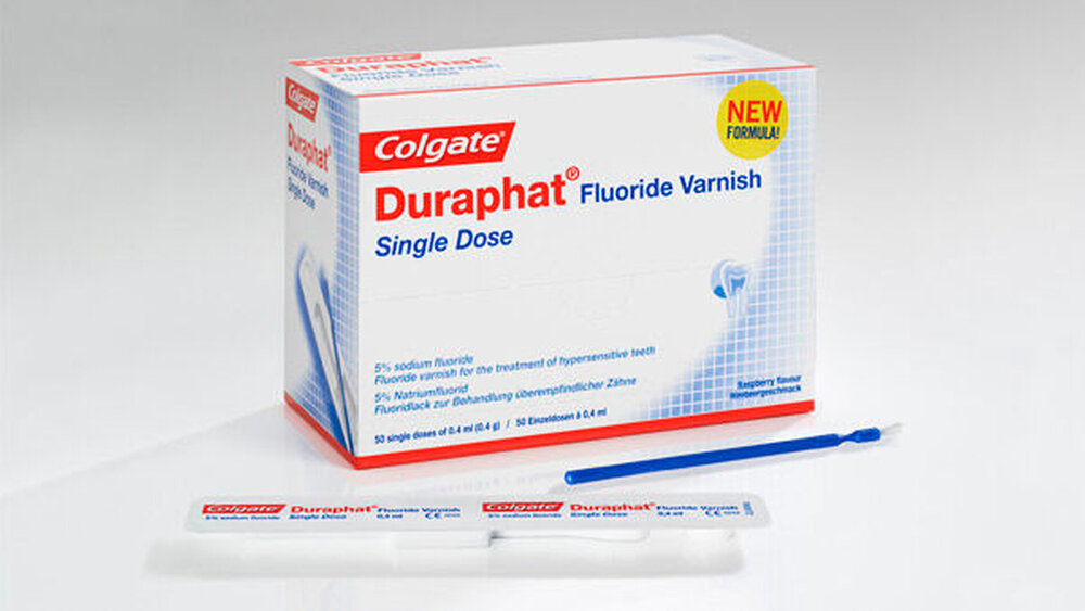 CP GABA: Colgate Duraphat Single Dose Fluoridlack