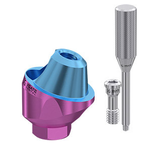 17° angled multi unit abutment, D-type