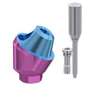 30° angled multi unit abutment, D-type