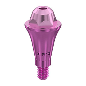 Straight multi unit abutment D-type, conical mini – XGATE DENTAL, Implant Components & Abutments