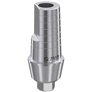 Straight abutment with shoulder, wide body – XGATE DENTAL, Implant Components & Abutments