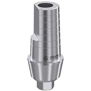 Straight abutment with shoulder, wide body