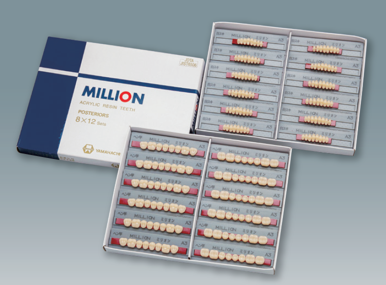 Million Diastemata-Seitenzähne / Flache Seitenzähne