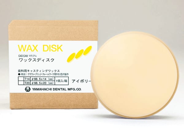 Wachsdisk Elfenbein