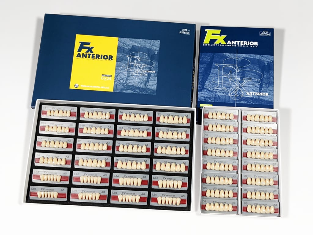FX Anterio – Yamahachi Dental MFG., CO., Prothesenkunststoffe