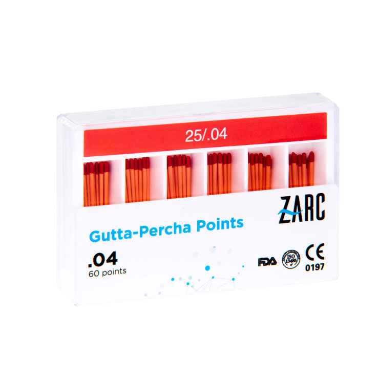 Gutta-percha Zarc – zarc4endo s.a, Gutta-Percha Points - Plastic Points
