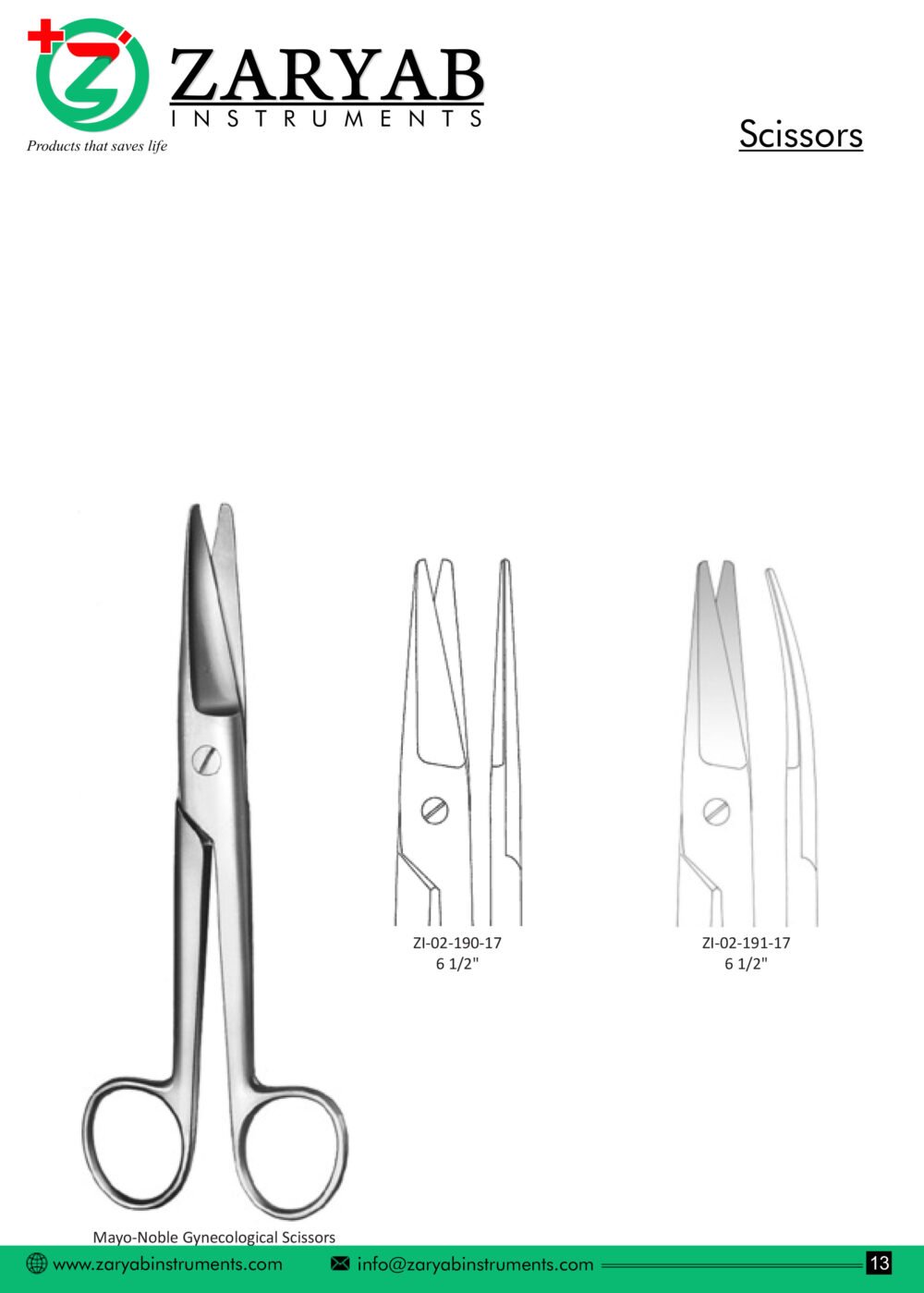 Scissors – Zaryab Instruments, Scissors & Needle Holders