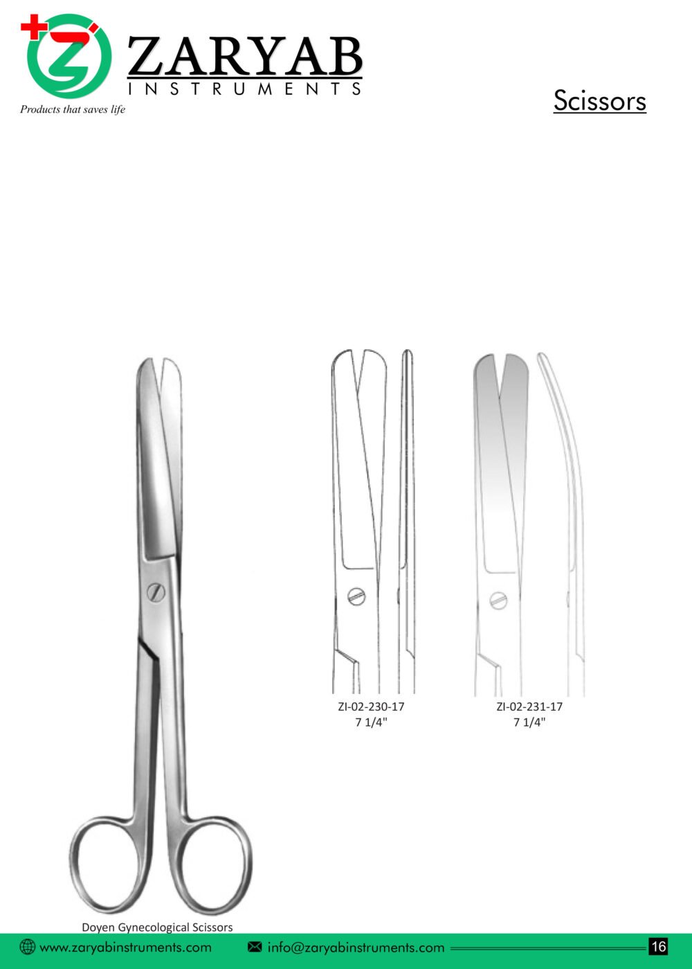 Scissors – Zaryab Instruments, Scissors & Needle Holders