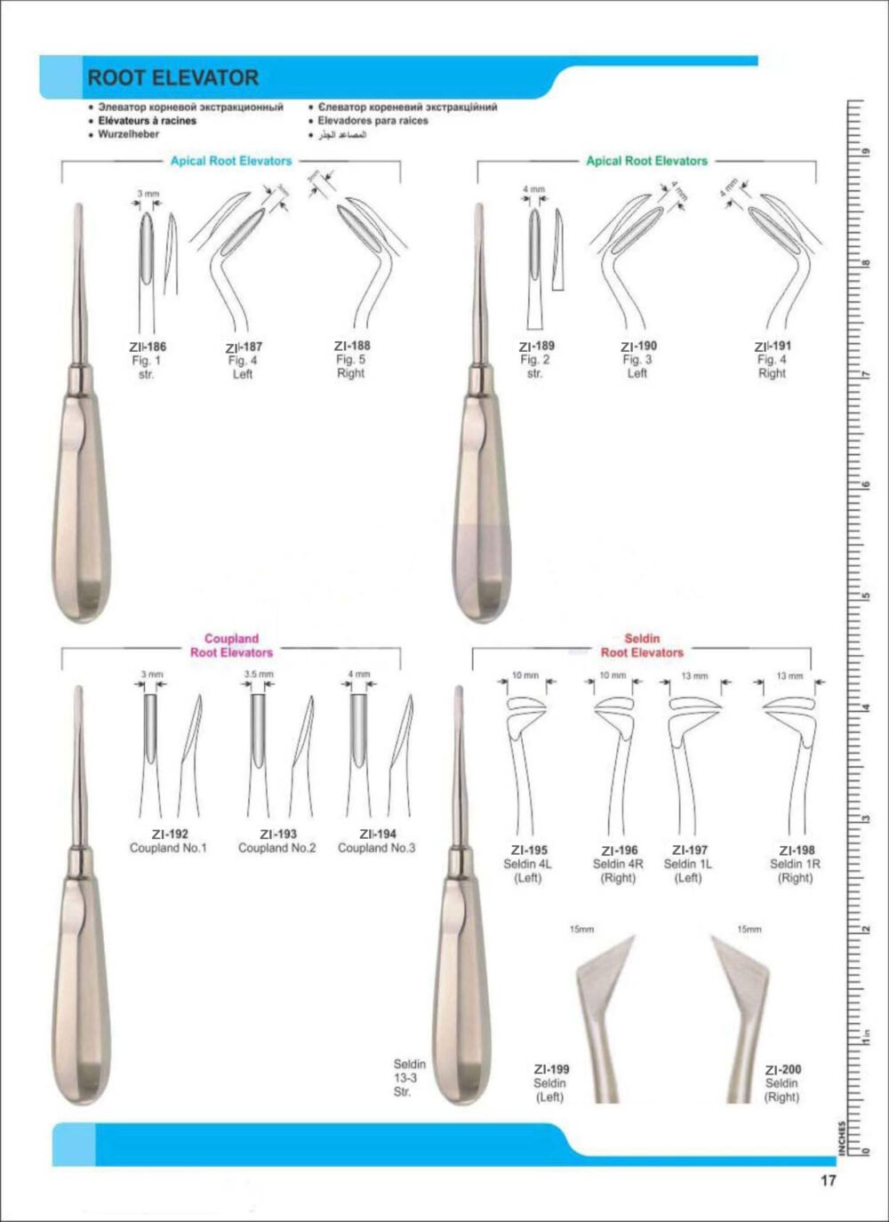 Root Elevators – Zaryab Instruments, Elevators