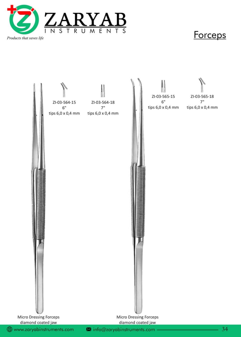 Forceps – Zaryab Instruments, Surgical Instruments